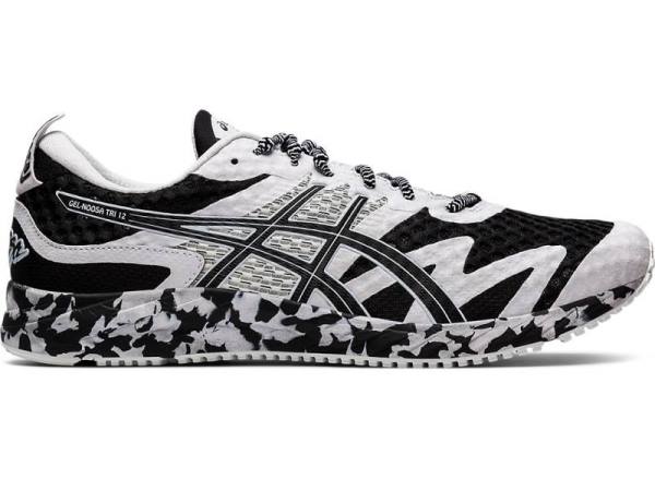 Asics Hardloopschoenen Heren, GEL-NOOSA Zwart/Wit - Asics Schoenen Belgie | B8409275-LE